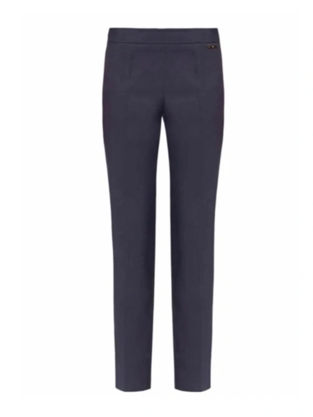 Tory Burch | Callie Skinny Crop Pants Size 4 Navy Blue Slimming Trousers